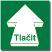 FTL - Samolepka na sklo dveří    "Tlačit" - "Táhnout" rámeček: táhnout