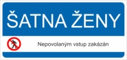 Tabulka - ŠATNA ŽENY