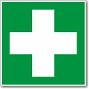 Tabulka - KŘÍŽ Druh materiálu: samolepka, velikost: 8,5x8,5 cm