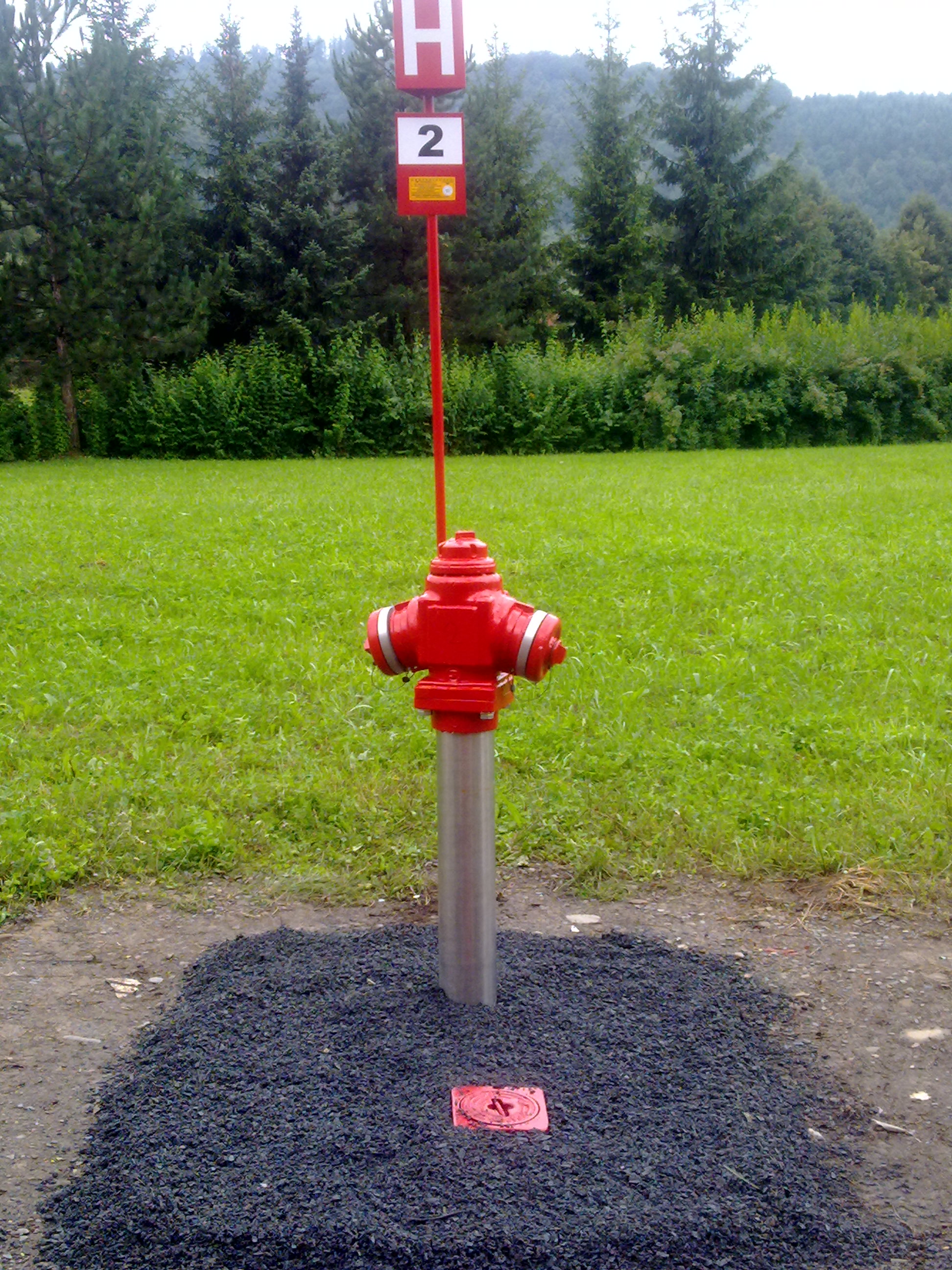 Značení venkovních hydrantů - H