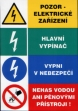 Tabulka - POZOR ELEKTRICKÉ ZAŘÍZENÍ