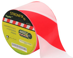 Ohraničovací páska šrafovaná 75mm - 500m