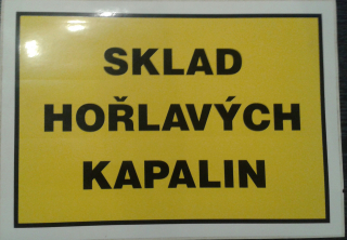 Tabulka- SKLAD HOŘLAVÝCH KAPALIN