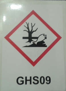 Tabulka - NEBEZPEČNÉ PRO ŽIVOTNÍ PROSTŘEDÍ GH S 09