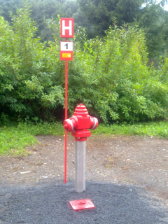 Značení venkovních hydrantů - H